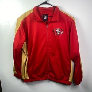 49ers nfl zip up jacket